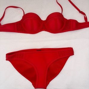 Triangl balconette bikini